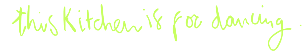 This kitchen is for dancing